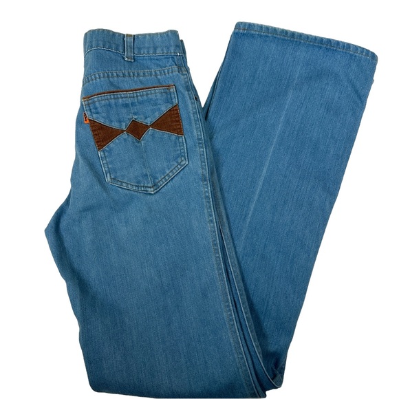 Levi's Denim - Levi’s vintage 70s jeans flare corduroy high rise hippie boho retro disco bell